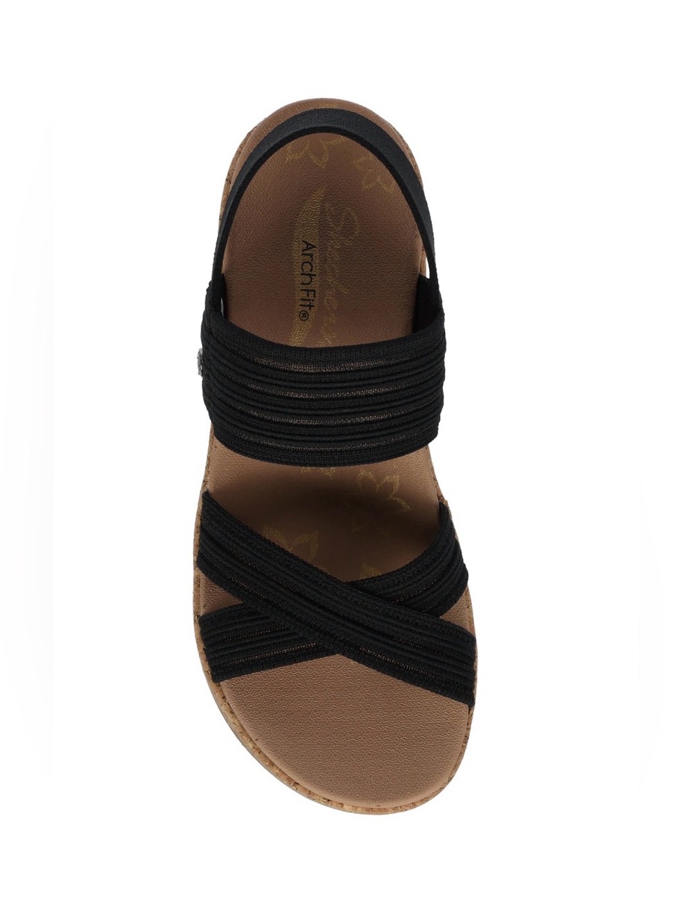 SKECHERS ARCH FIT BEVERLEE 2.0 WEDGE SANDAL-New (sz 8) Org. $59 - Picture 6 of 7